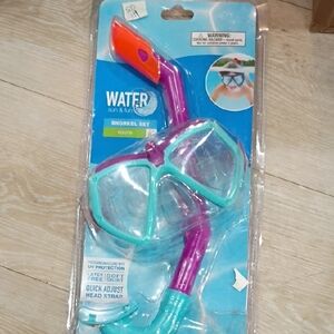 Kids Snorkel Set - Purple and Blue